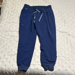 Figs Navy Blue Joggers Scrub Bottom